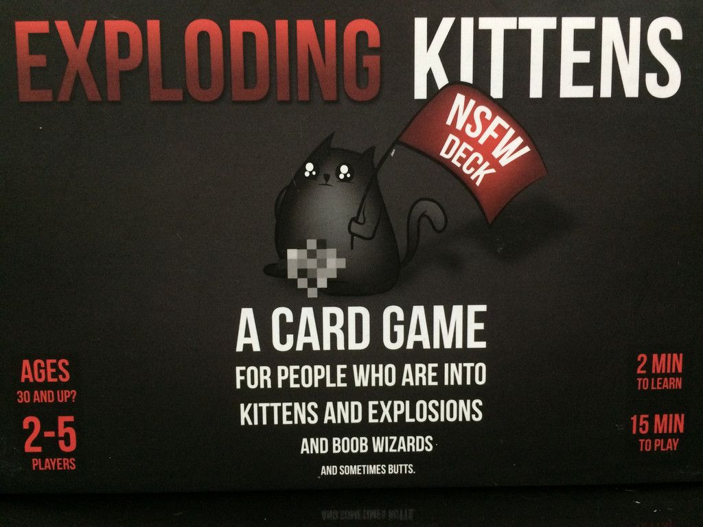 گربه‌های انفجاری: ویرایش NSFW Exploding Kittens: NSFW Edition