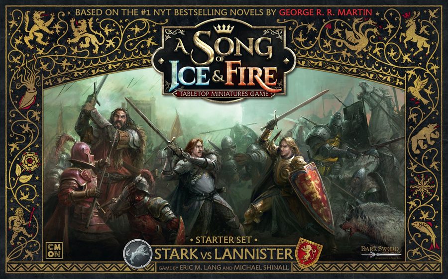 آهنگ یخ و آتش: بازی مجسمه‌های رومیزی – استارک در برابر لنیستر A Song of Ice & Fire: Tabletop Miniatures Game – Stark vs Lannister Starter Set