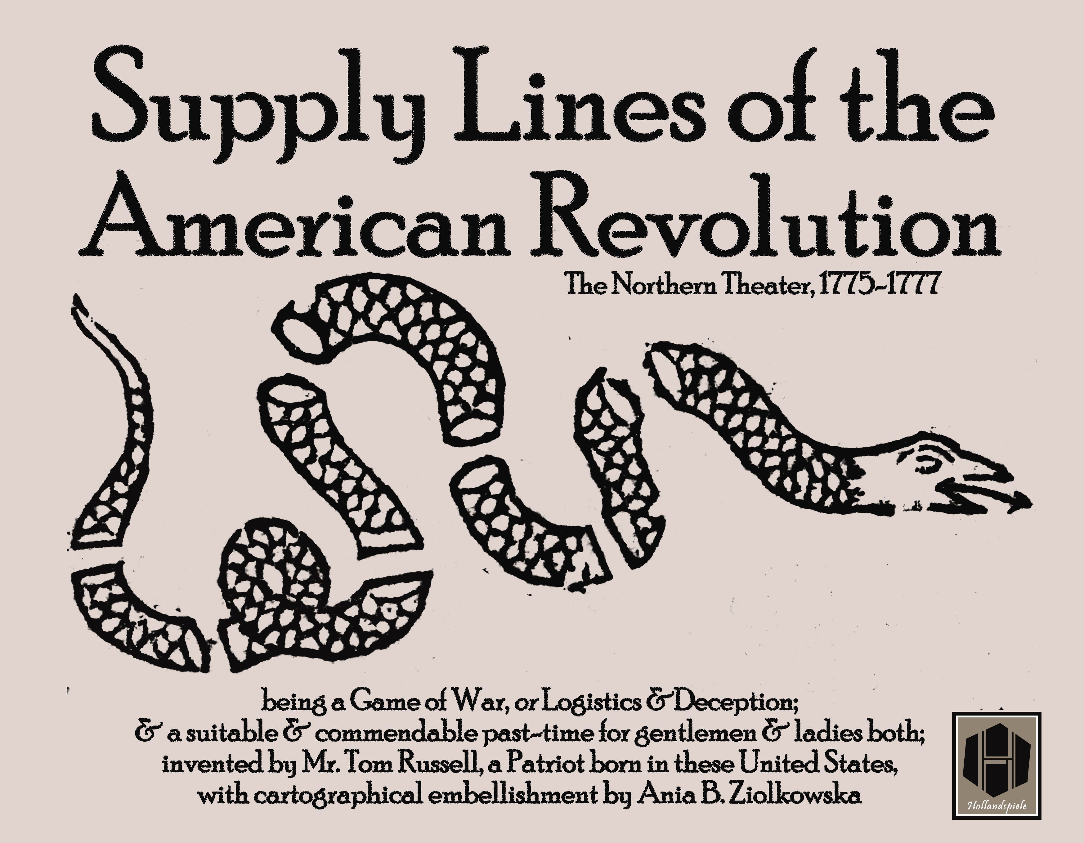 ساپلای لاینز آو د امریکن ریوولوشن: د نورثرن تیاتر، ۱۷۷۵-۱۷۷۷ Supply Lines of the American Revolution: The Northern Theater, 1775-1777
