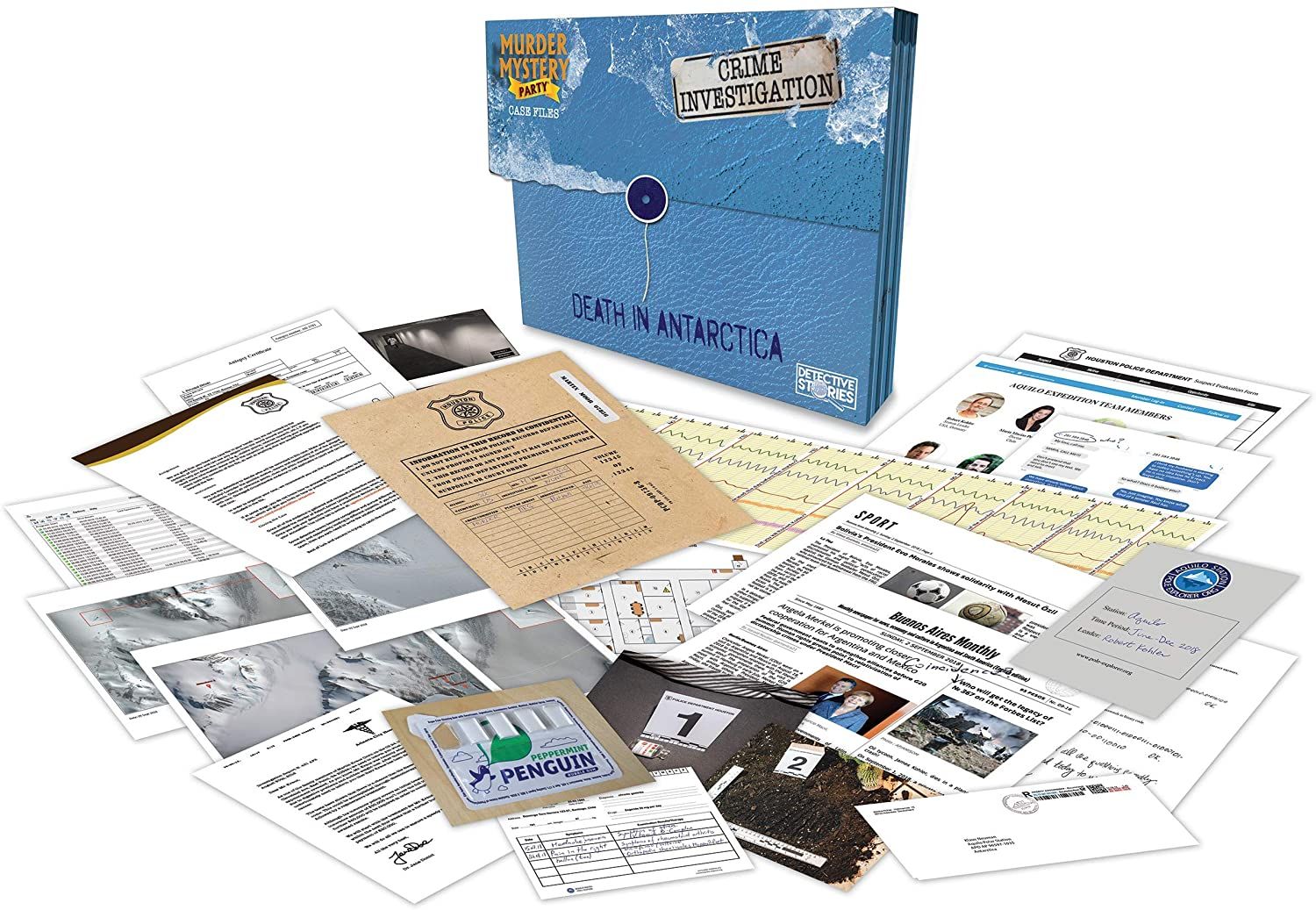 موردر میستری پارتی کیس فایلز: دث این آنتارکتیکا Murder Mystery Party Case Files: Death in Antarctica