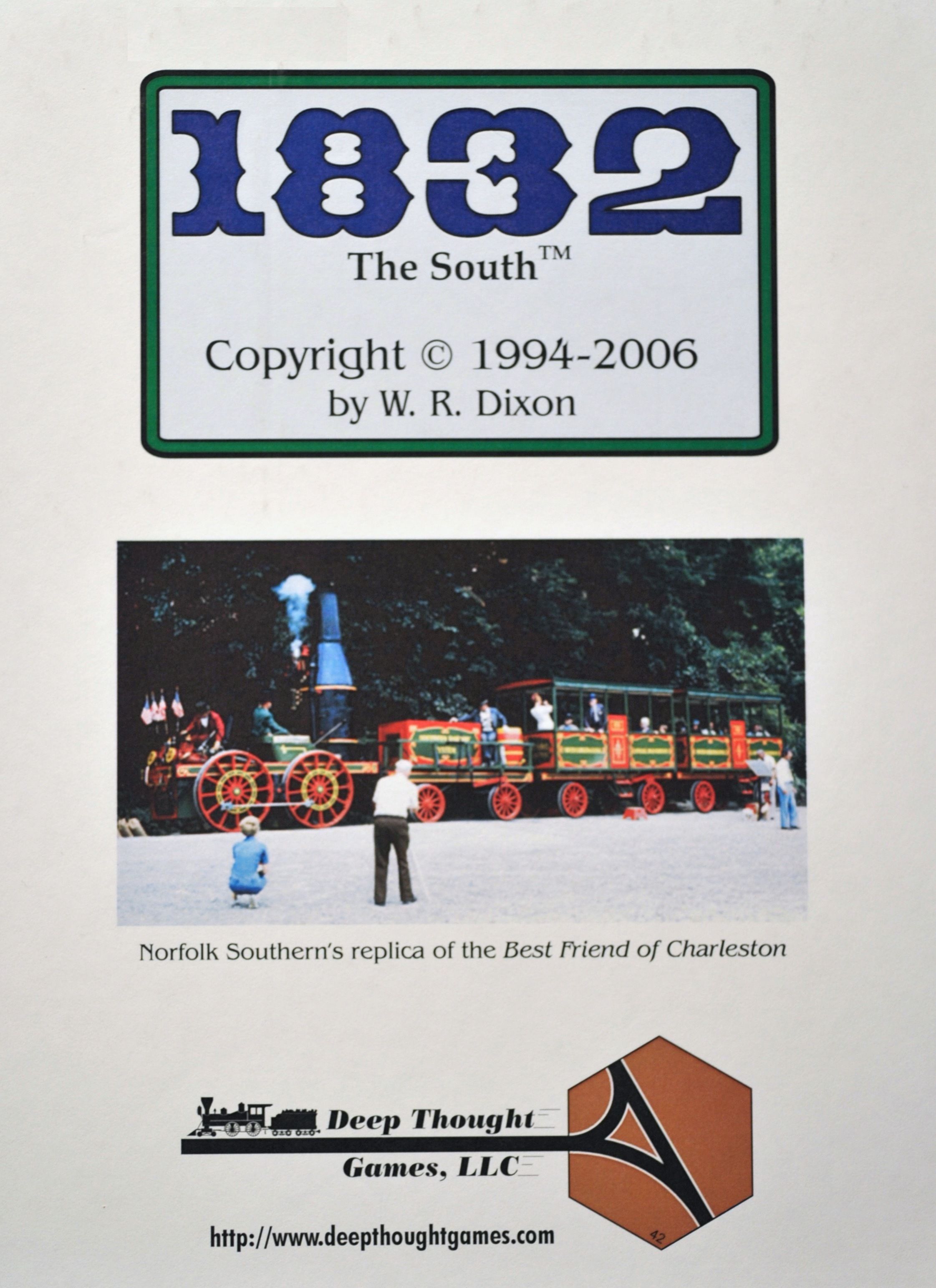 ۱۸۳۲: د ساوت 1832: The South