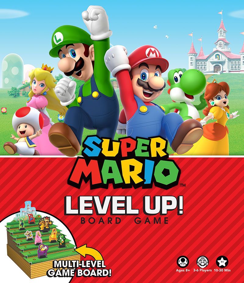 سوپر ماریو: لول آپ! بازی رومیزی Super Mario: Level Up! Board Game