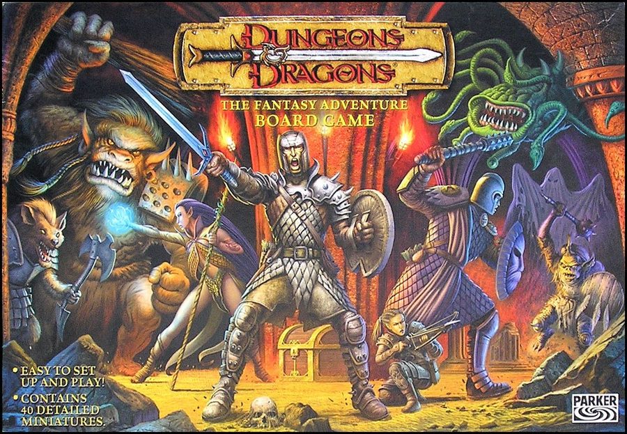 دانجنز اند دراگونز: د فنتسی ادونچر بورد گیم Dungeons & Dragons: The Fantasy Adventure Board Game