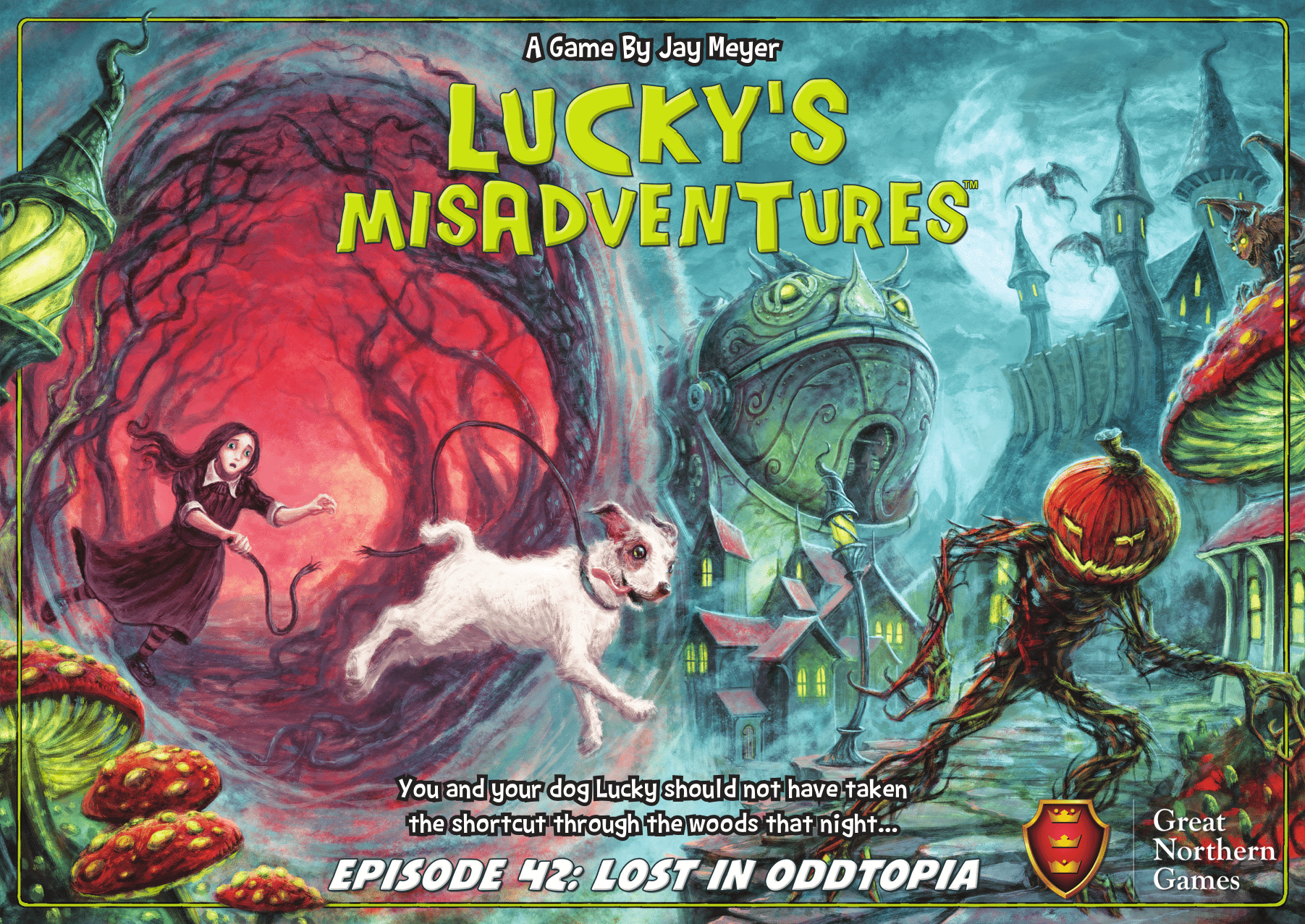 لاکیز میس ادونچرز: اپیزود ۴۲ – گمشده در ادتوپیا Lucky's Misadventures: Episode 42 – Lost in Oddtopia
