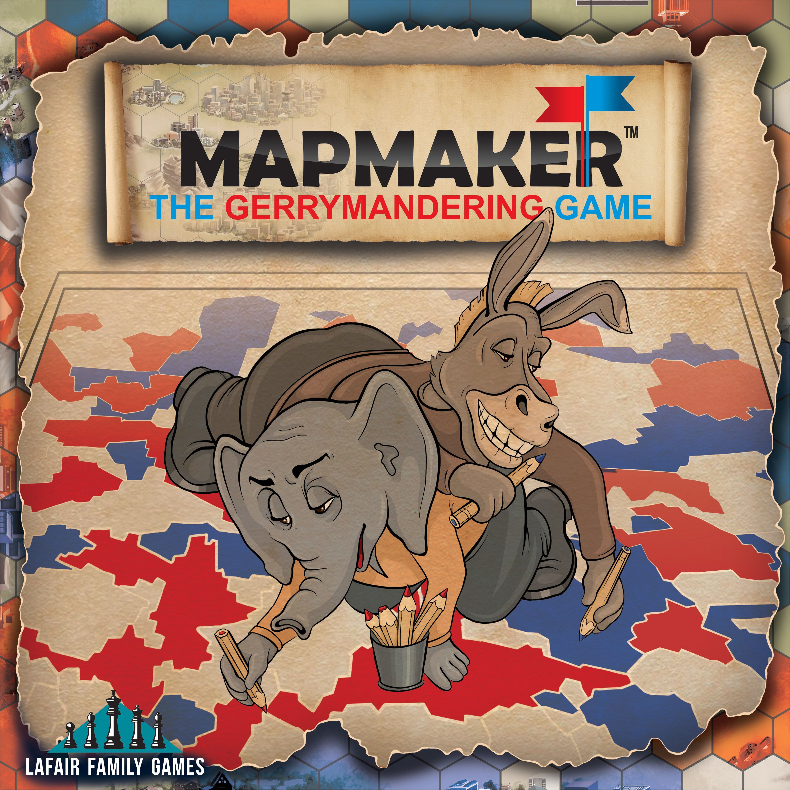 مپ‌میکر: بازی جری‌مندِرینگ Mapmaker: The Gerrymandering Game
