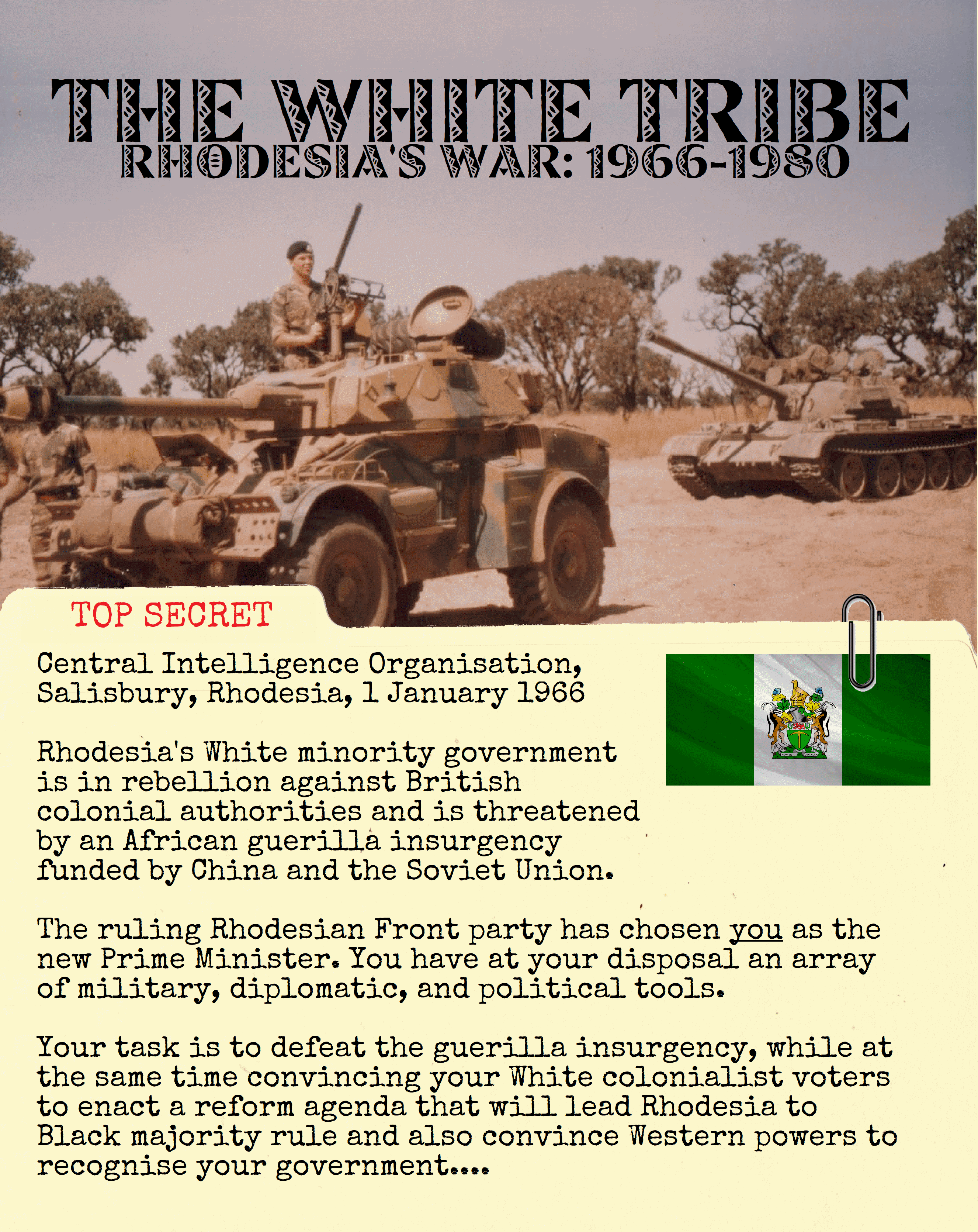 وایت ترایب: رودزیا وار ۱۹۶۶-۱۹۸۰ The White Tribe: Rhodesia's War 1966-1980
