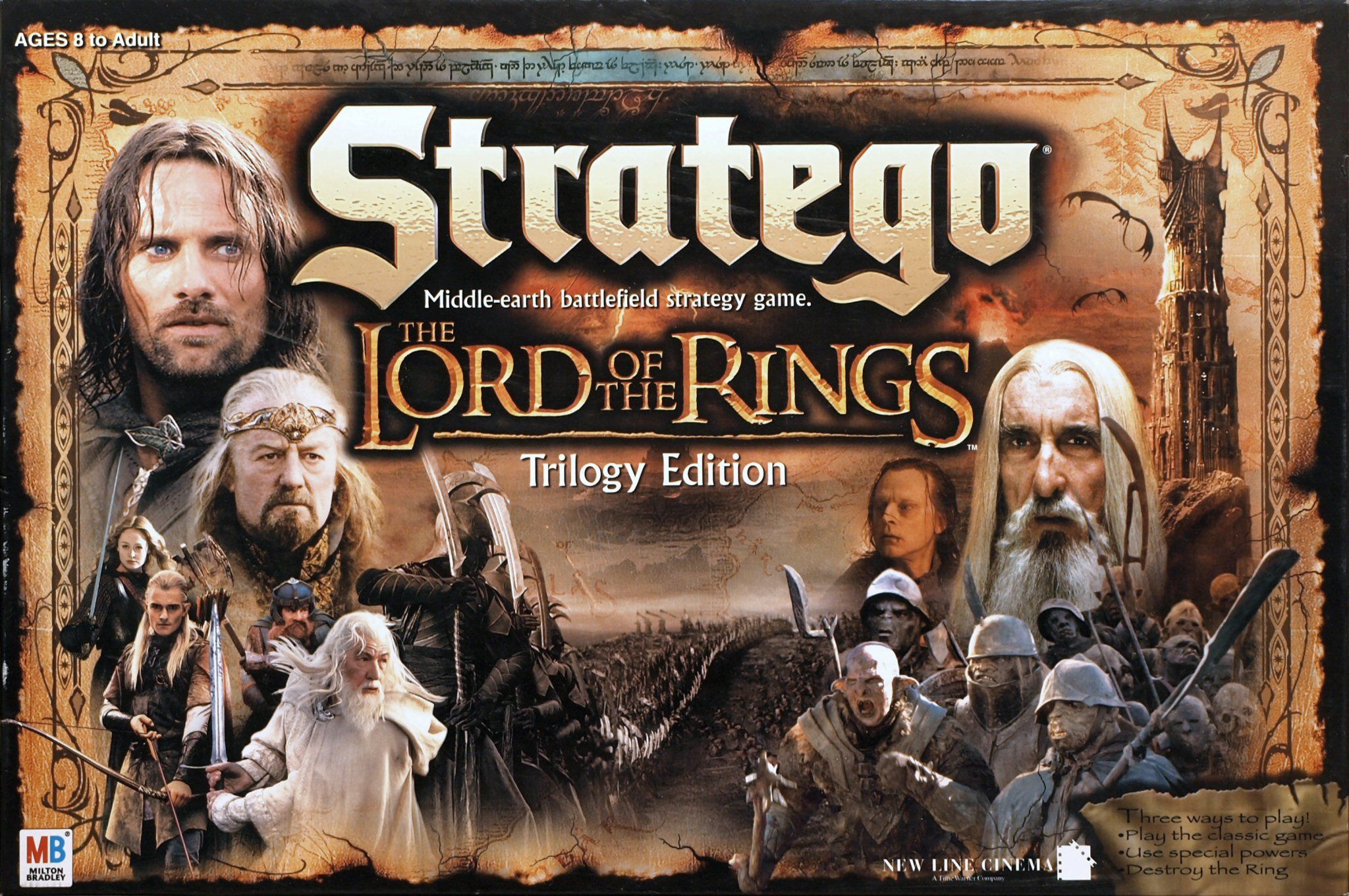 استراتگو: لرد آو د رینگز تری‌لاوجی ادیشن Stratego: Lord of the Rings Trilogy Edition